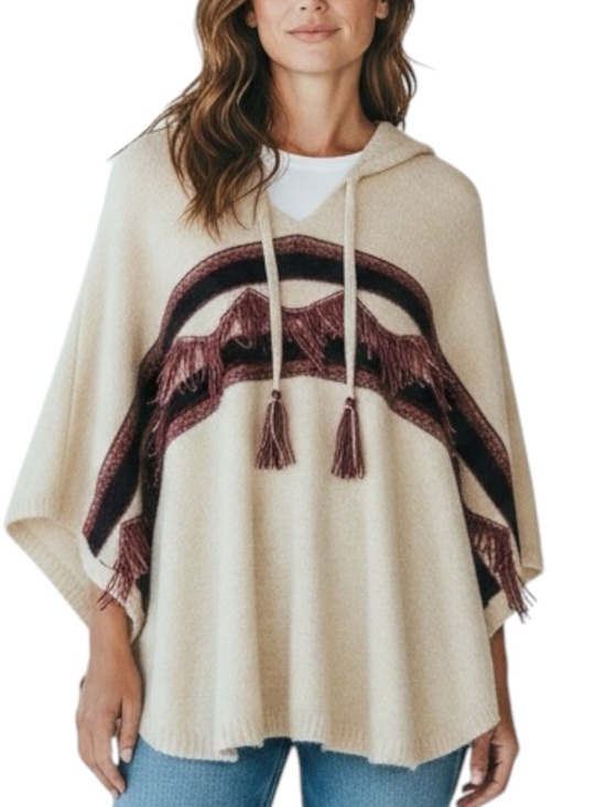 Francesca's Collections Sweaters - FRANCESC’s COLLECTION Dolman Sleeve Poncho One Size